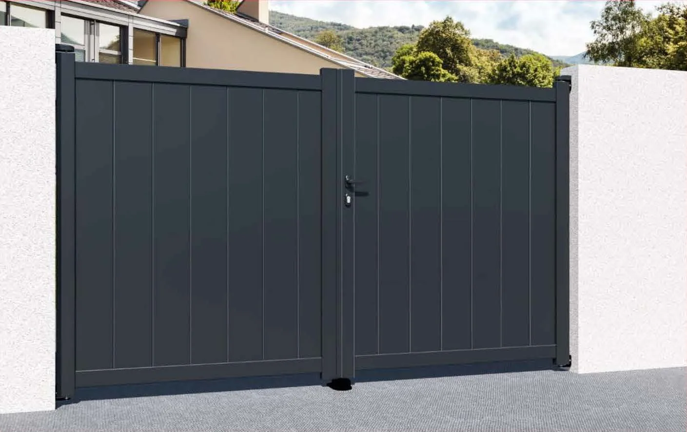 Dalton catalogue design: vertical panels with an arched top