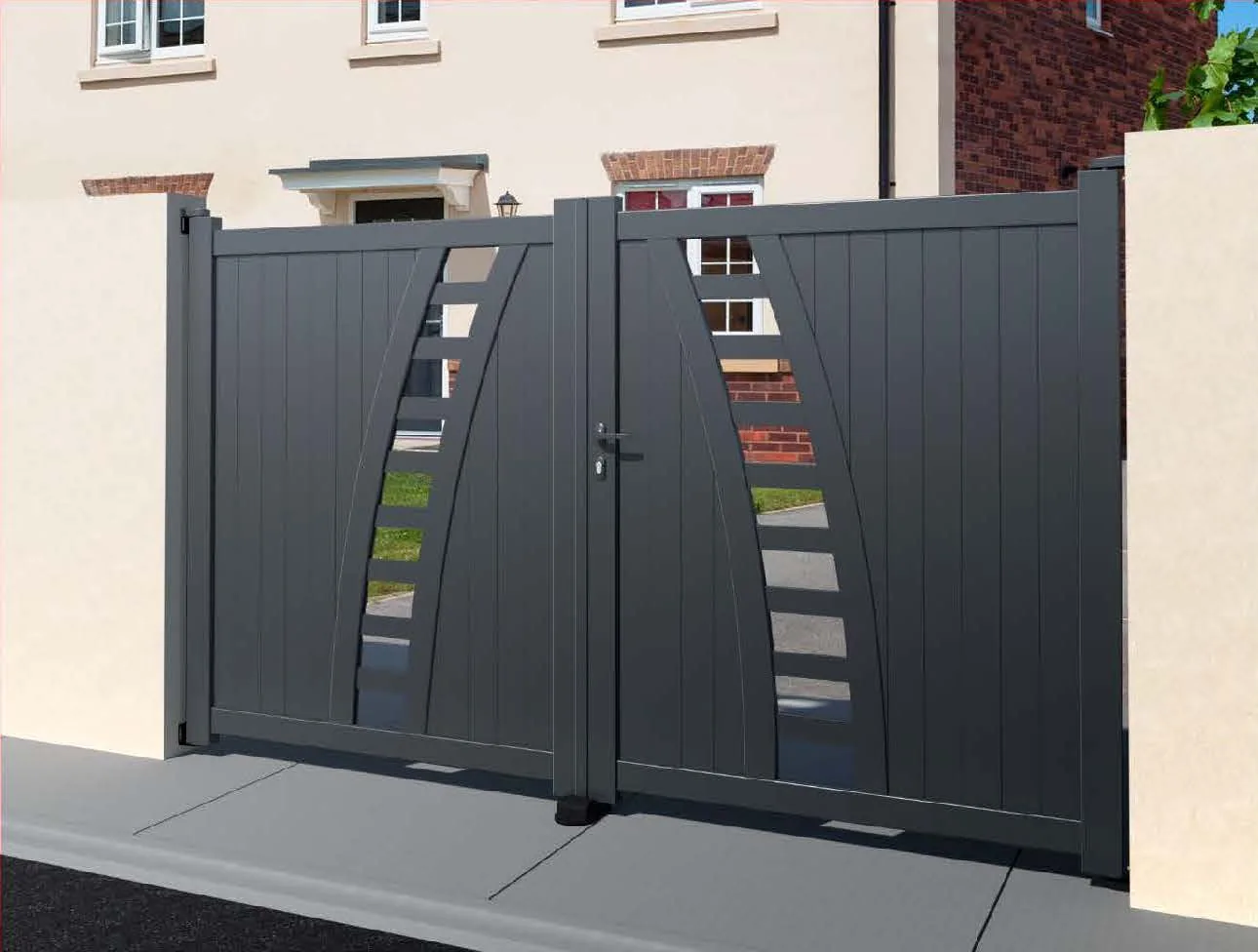 Dartmouth catalogue design: vertical panels with angled open inserts