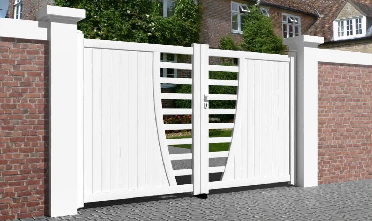 Pennsylvania catalogue design: white panels with curved open central inserts